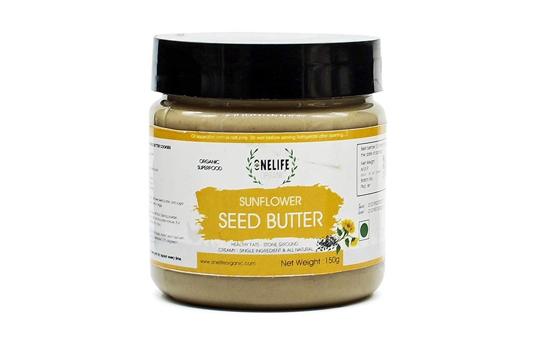Onelife Organic Sunflower Seed Butter    Plastic Jar  150 grams